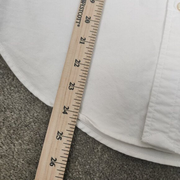 Ralph Lauren Boy's White Button Down Shirt Size 12 100% Cotton - Picture 9 of 10